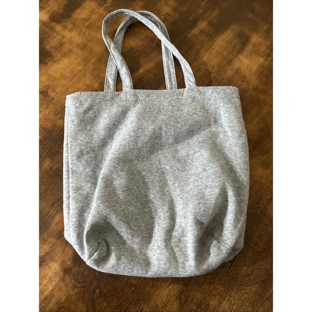 Disney Mickey Mouse Daiso Heather Gray Jersey Tote Bag Graphic Print Shopper - Picture 5 of 6